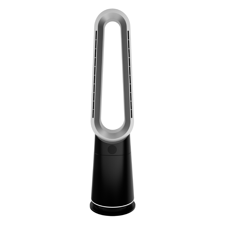 3 in 1 cool heat air purifier fan smart bladeless tower fan with air purifier