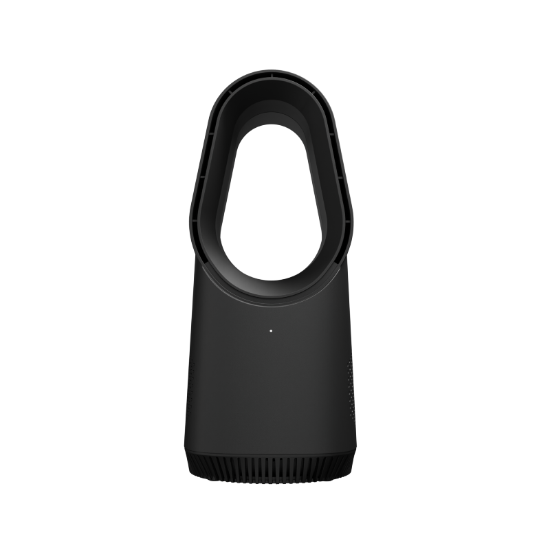 Small Bladeless Desk Fan Rechargeable table fan with Night Light Touch Control