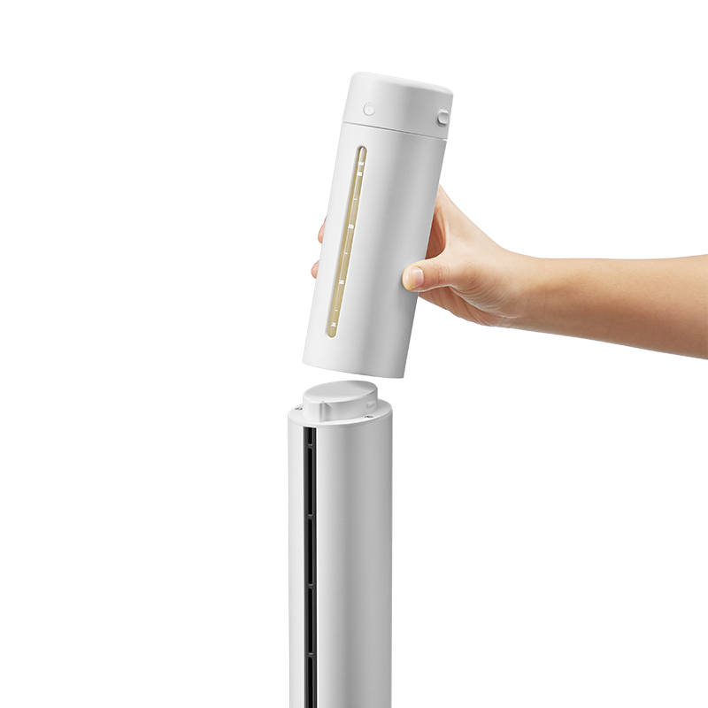 4 in 1 Bladeless Tower Fan with Air Purification, Humidification, Cooling & Heating