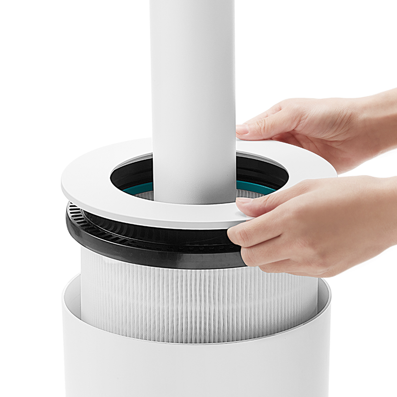Hot and Cold Air Purifier Fan Electric Fan Heater for Room