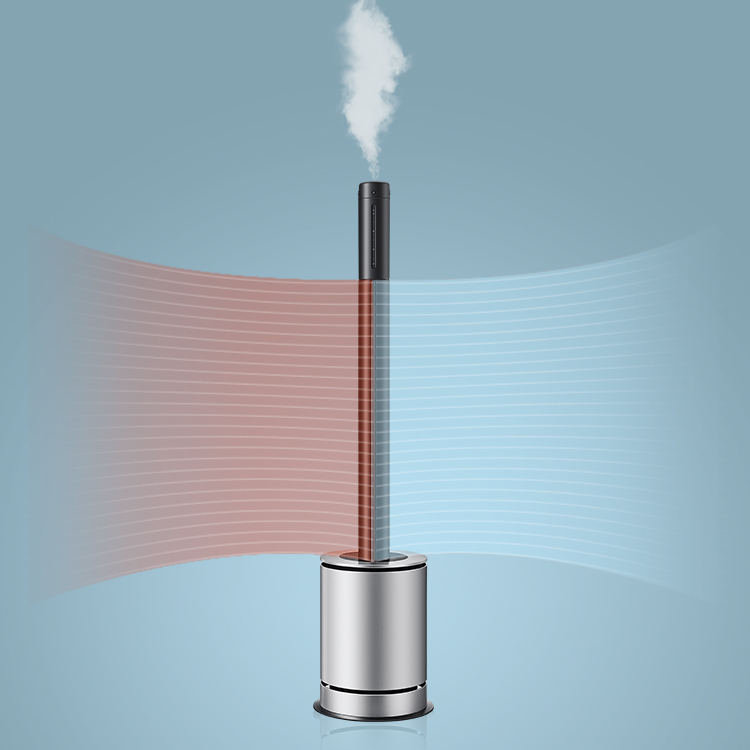 4 in 1 Bladeless Tower Fan with Air Purification, Humidification, Cooling & Heating
