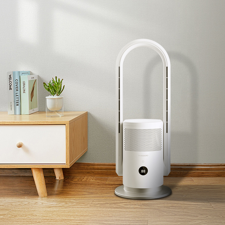 3 in 1 Smart Ptc Ceramic Heating Bladeless Hot and Cold Fan Hepa Filter Air Purifier Fan