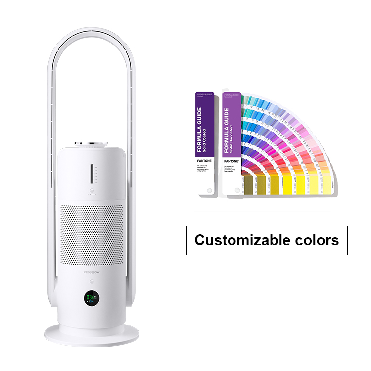 Air Humidifier and Purifier Fan Hepa Filter Air Purifier Bladeless Fan
